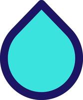droplet water icon line application software set vector