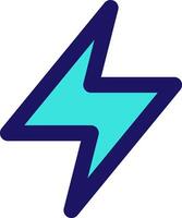 zap icon line application software set vector