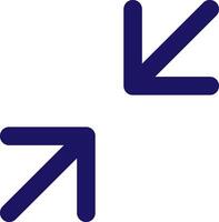 maximize expand icon line application software set vector