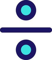 divide math icon line application software set vector