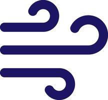 wind windy weather icon line application software set vector