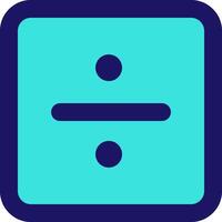 divide square icon line application software set vector