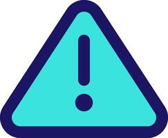 alert triangle icon line application software set vector