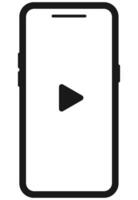 Smartphone flat design isolated on white background. vector