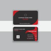 Modern business card template design vector