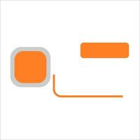 Infographic list modern element vector