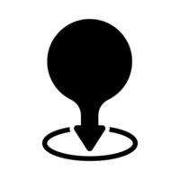 Location icon. Map pin illustration sign. point symbol. Pin logo. vector