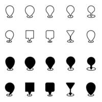 Location icon set. Map pin illustration sign collection. point symbol. Pin logo. vector