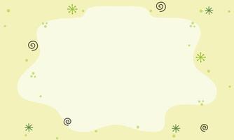 Hand drawn flat design abstract doodle background vector