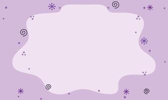 Hand drawn flat design abstract doodle background vector