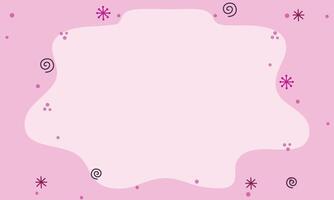 Hand drawn flat design abstract doodle background vector