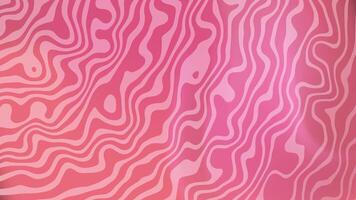Animated pink background with wave line pattern video