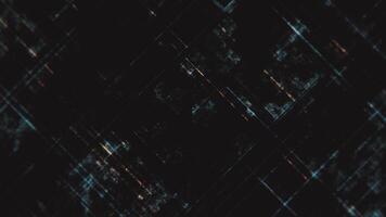 Abstract background animation with blue and gold distressed diagonal lines and grunge noise texture. This dark minimalist textured motion background is full HD and a seamless loop. video