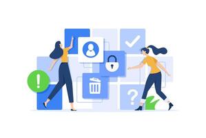 Data analytics concept. Dashboard SEO on screen,Business finance report vector