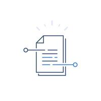 creative writing,Summary reading, brief report, assignment concept,contract terms and conditions, education test, exam preparation vector