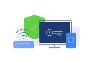 Concept is data security Access,Internet security,Data protection vector