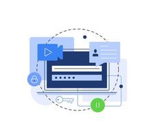 monitoring, control, management of data and information, media vector
