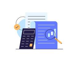 Performance data analytics, investment report, marketing study, audition services vector