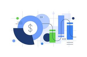 Data science and big data, Analysis,Infographic element,Digital data processing vector