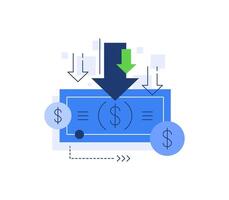 personal finances,Investing Plans set concept,Save Investment. Strategy and return on investment vector
