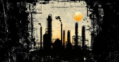 Framework of industrial development and growth strategy.Generated image photo
