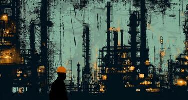 Framework of industrial development and growth strategy.Generated image photo