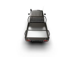Pickup truck isolated on background. 3d rendering - illustration png