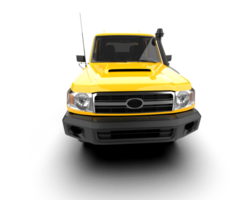 Pickup truck isolated on background. 3d rendering - illustration png
