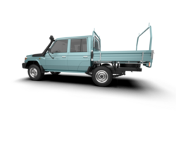 Pickup truck isolated on background. 3d rendering - illustration png
