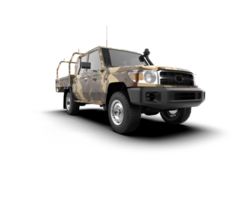 Pickup truck isolated on background. 3d rendering - illustration png