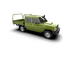 Realistic bus isolated on background. 3d rendering - illustration png