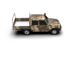 Pickup truck isolated on background. 3d rendering - illustration png