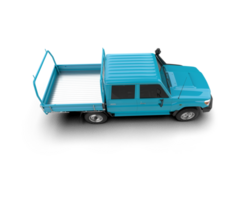 Realistic bus isolated on background. 3d rendering - illustration png