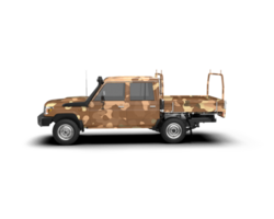 Realistic bus isolated on background. 3d rendering - illustration png