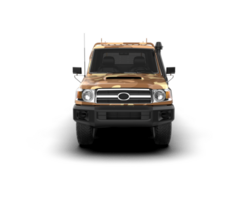 Realistic bus isolated on background. 3d rendering - illustration png