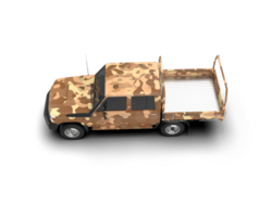 Realistic bus isolated on background. 3d rendering - illustration png