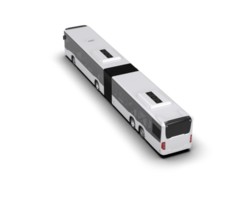 Realistic bus isolated on background. 3d rendering - illustration png