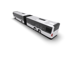 Realistic bus isolated on background. 3d rendering - illustration png