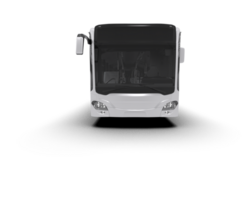 Realistic bus isolated on background. 3d rendering - illustration png