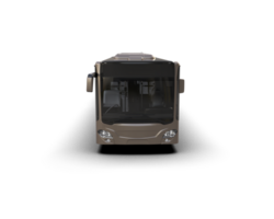 Realistic bus isolated on background. 3d rendering - illustration png