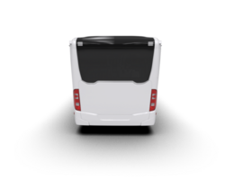Realistic bus isolated on background. 3d rendering - illustration png