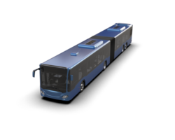 Realistic bus isolated on background. 3d rendering - illustration png