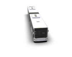 Realistic bus isolated on background. 3d rendering - illustration png