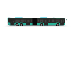 Realistic bus isolated on background. 3d rendering - illustration png
