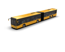 Realistic bus isolated on background. 3d rendering - illustration png
