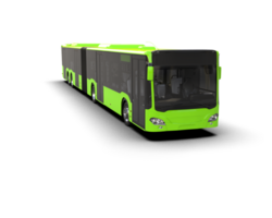 Realistic bus isolated on background. 3d rendering - illustration png