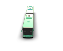 Realistic bus isolated on background. 3d rendering - illustration png