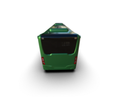 Realistic bus isolated on background. 3d rendering - illustration png