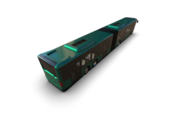 Realistic bus isolated on background. 3d rendering - illustration png