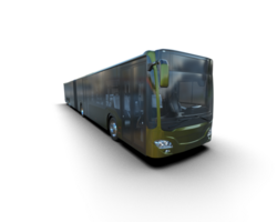 Realistic bus isolated on background. 3d rendering - illustration png